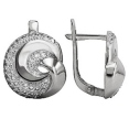 Серьги с фианитом 02-1777-24 2010 г инфо 7366r.
