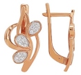 Серьги с фианитом 02-1778-03 2010 г инфо 7387r.