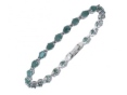 Браслет, серебро 925, изумруд DC 003 03 21-00666 2010 г инфо 7423r.