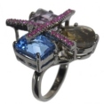 Кольцо Серебро 925 рубин 24-0, 75ct аметист-1-5, 40 034 354 02 21-04226 2010 г инфо 7689r.