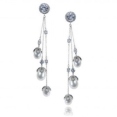 Серьги Серебро 925 жемч синт кварц 025 352 01 21-03202 2010 г инфо 7759r.