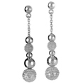 Серьги из серебра с бриллиантами Hot diamonds de206 2009 г инфо 12638r.