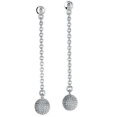 Серьги из серебра с бриллиантами Hot diamonds de205 2009 г инфо 12644r.