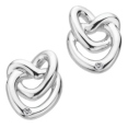 Серьги из серебра с бриллиантами Hot diamonds DE234 2009 г инфо 12646r.