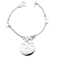 Браслет из серебра с бриллиантом Hot diamonds DL121 2009 г инфо 12680r.